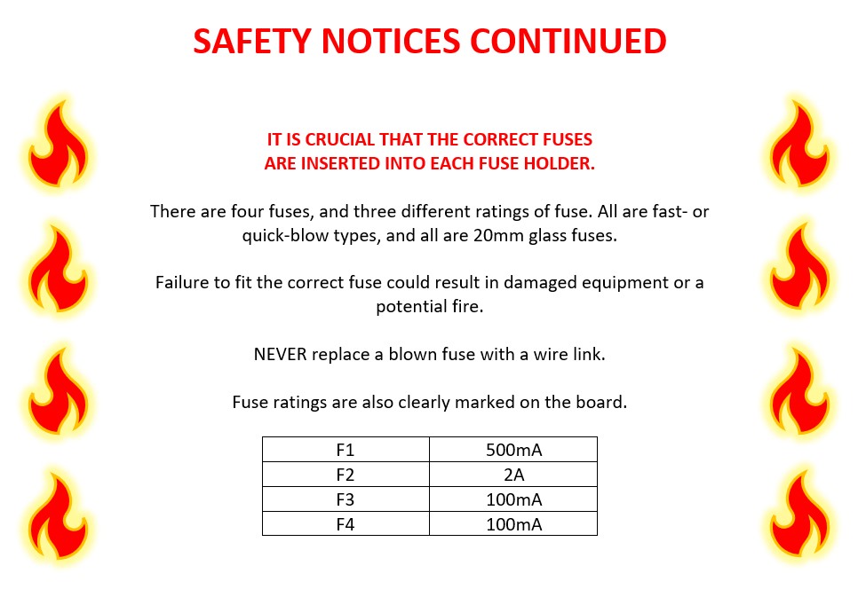 Dragon PSU Board – Safety Notice 2 – DragonPlus Electronics